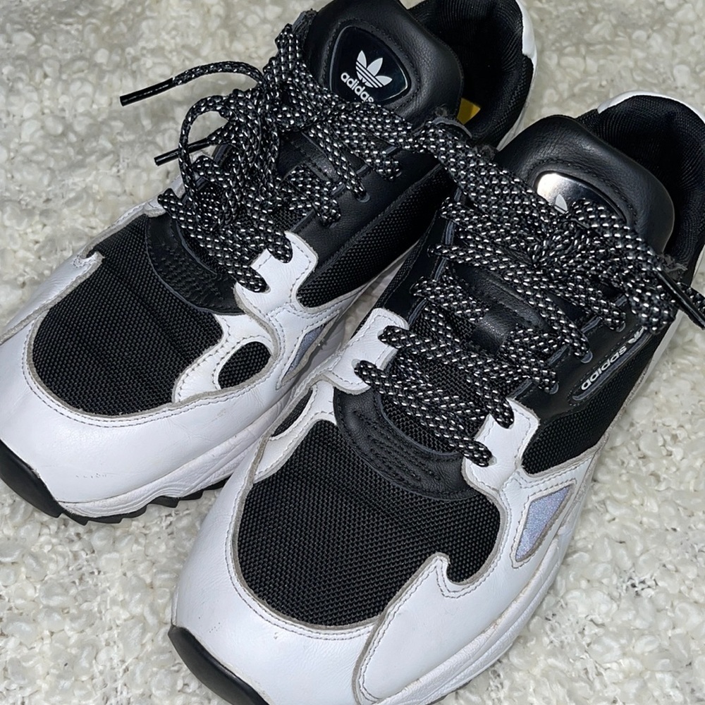 adidas Originals Falcon Trail Oreo Chunky Sneaker Womens Size 9
